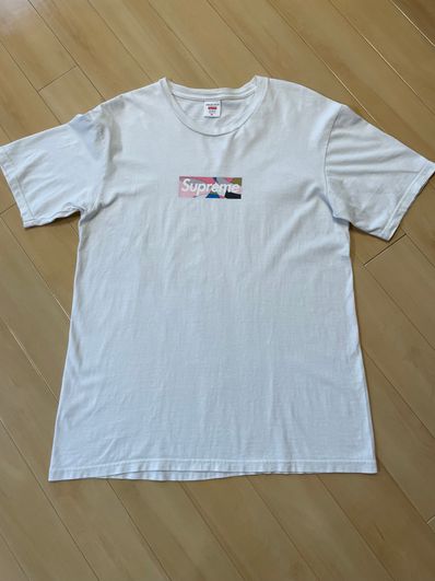 Supreme / Emilio Pucci® Box Logo Tee "White/Pink"