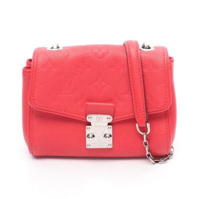 ルイ・ヴィトン LOUIS VUITTON サンジェルマンBB ショルダーバッグ バッグ レザー モノグラム・アンプラント ポピーペタル レディース レッド系 M41772 【中古】