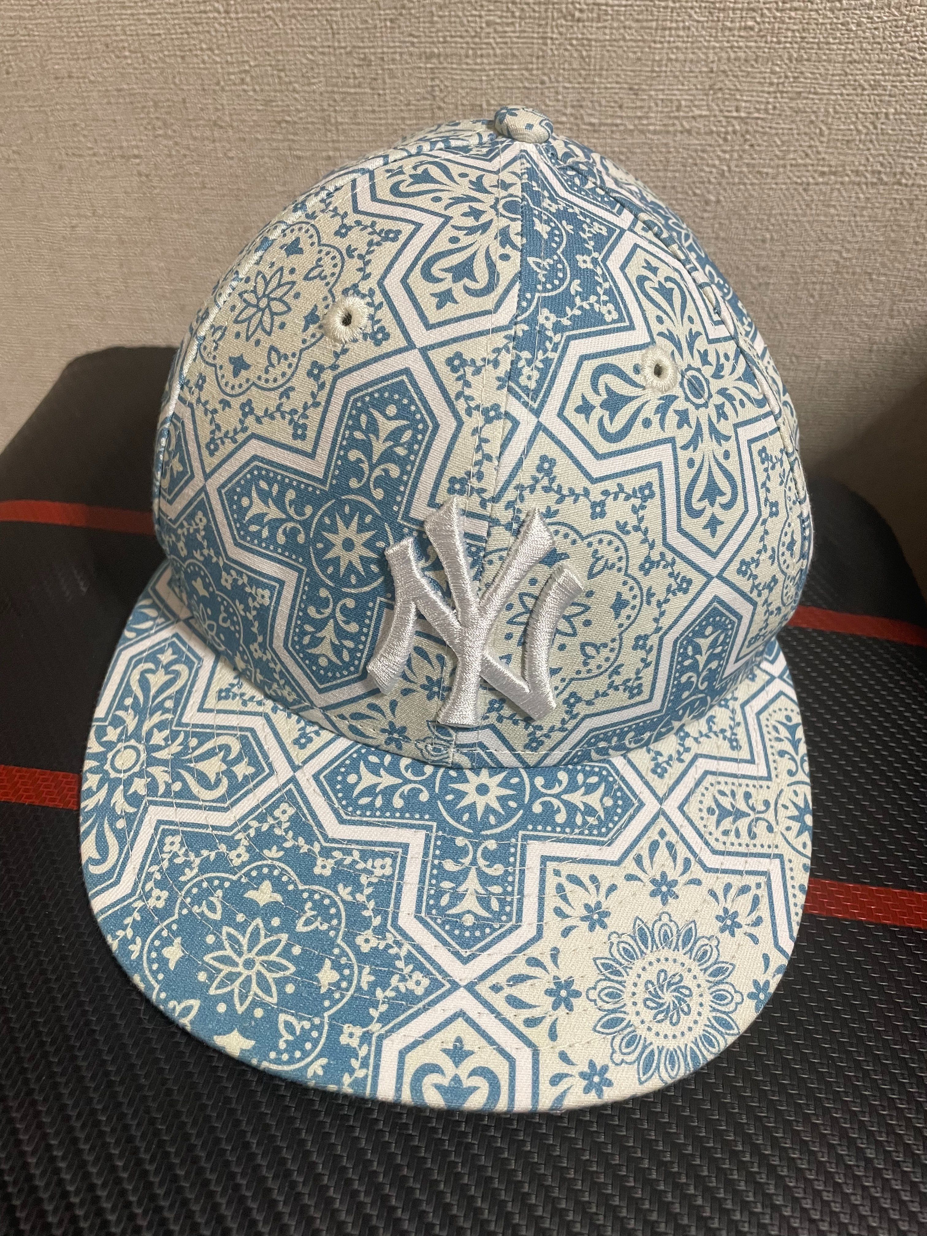 Kith x New Era x New York Yankees Moroccan Tile Low Crown Cap "Canvas/Multi"