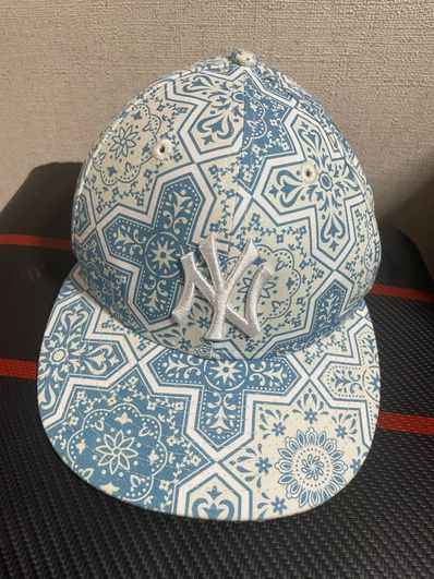 Kith x New Era x New York Yankees Moroccan Tile Low Crown Cap "Canvas/Multi"