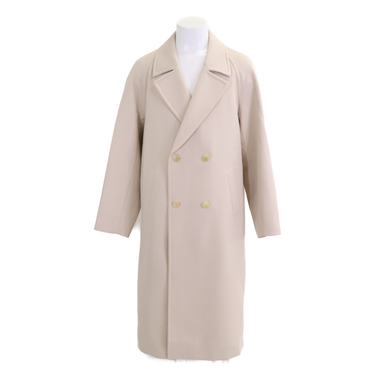 オーラリー 【美品】A25AC01WD TWISTED DOUBLE CLOTH COAT ツイストダブルクロス 4