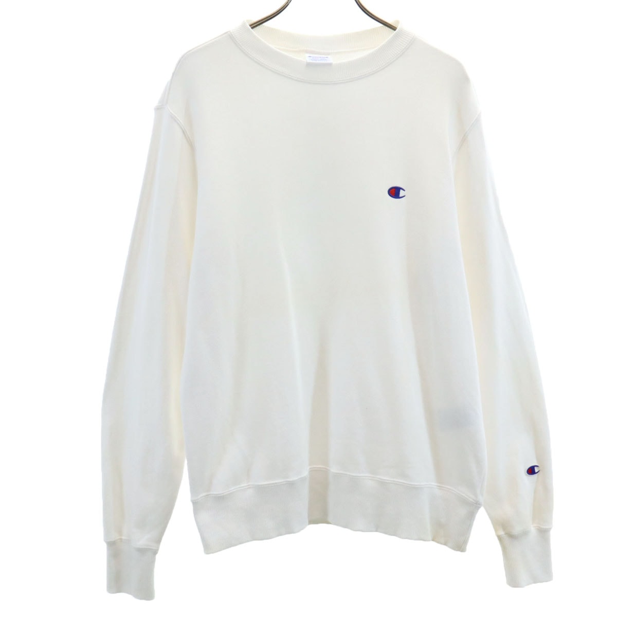 Champion チャンピオン 長袖 スウェット トレーナー M ホワイト