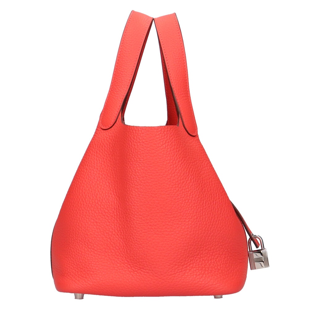 エルメス ピコタンロックPM ハンドバッグ トリヨンクレマンス ピンク レディース HERMES 中古