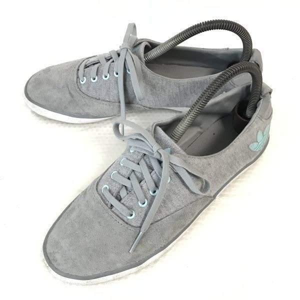 adidas★AZURINE LOW W/アズリン ロー/スニーカー【24.0/グレー/Gray】sneakers/Shoes/trainers◆C-114