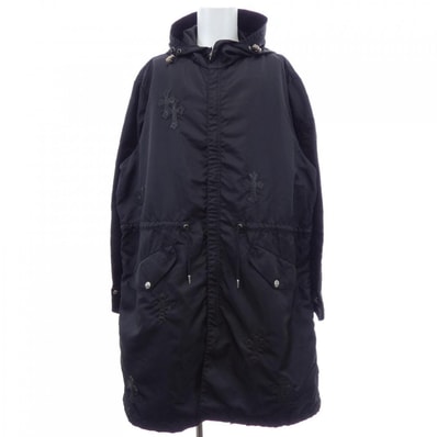 Chrome Hearts Puddles Cemetery Cross Coat "Black"