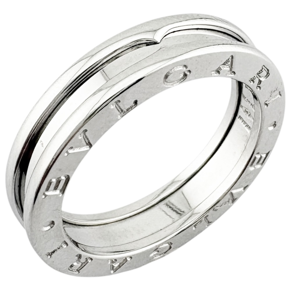 ブルガリ B-zero.1 ビーゼロワン 1バンド リング 指輪 13号 18金 K18ホワイトゴールド レディース BVLGARI  中古