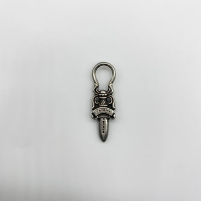 Chrome Hearts #5 Dagger Charm Zip 2 "Silver"