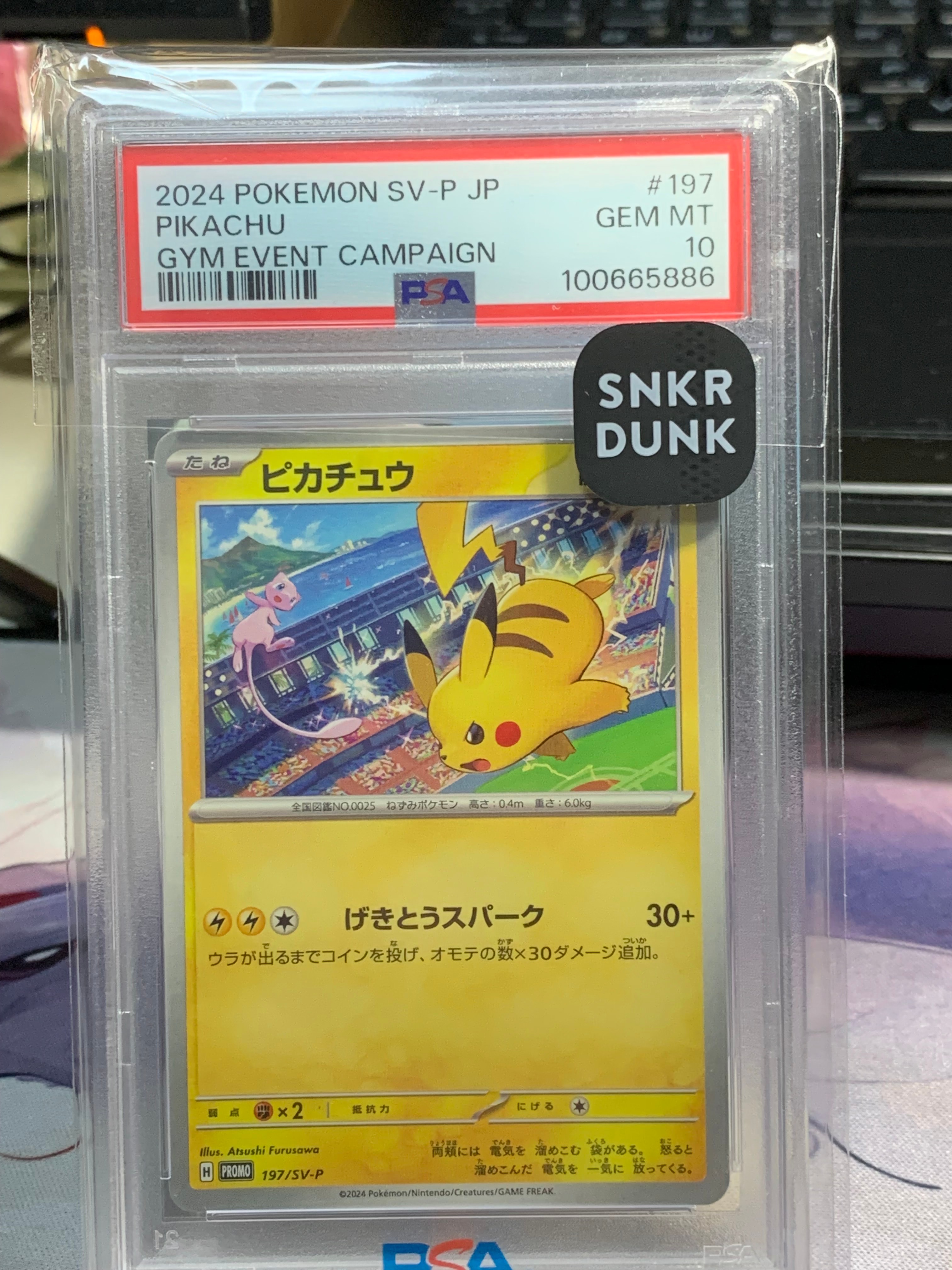 PSA10】ピカチュウ P [SV-P 197](プロモーションカード「WCS2024 開催