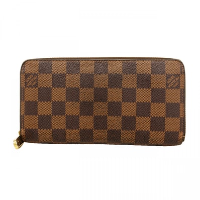 【6dc3965】ルイヴィトン 長財布 ダミエ ジッピーウォレット N60015 エベヌ【中古】メンズ レディース ユニセックス