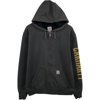 古着 カーハート Carhartt スウェットフルジップパーカー メンズS相当/eaa675968