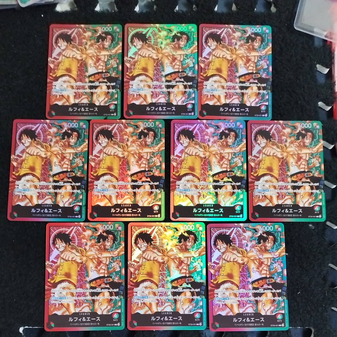 ルフィ&エース L [ST30-001](スタートデッキEX「ルフィ&エース」)