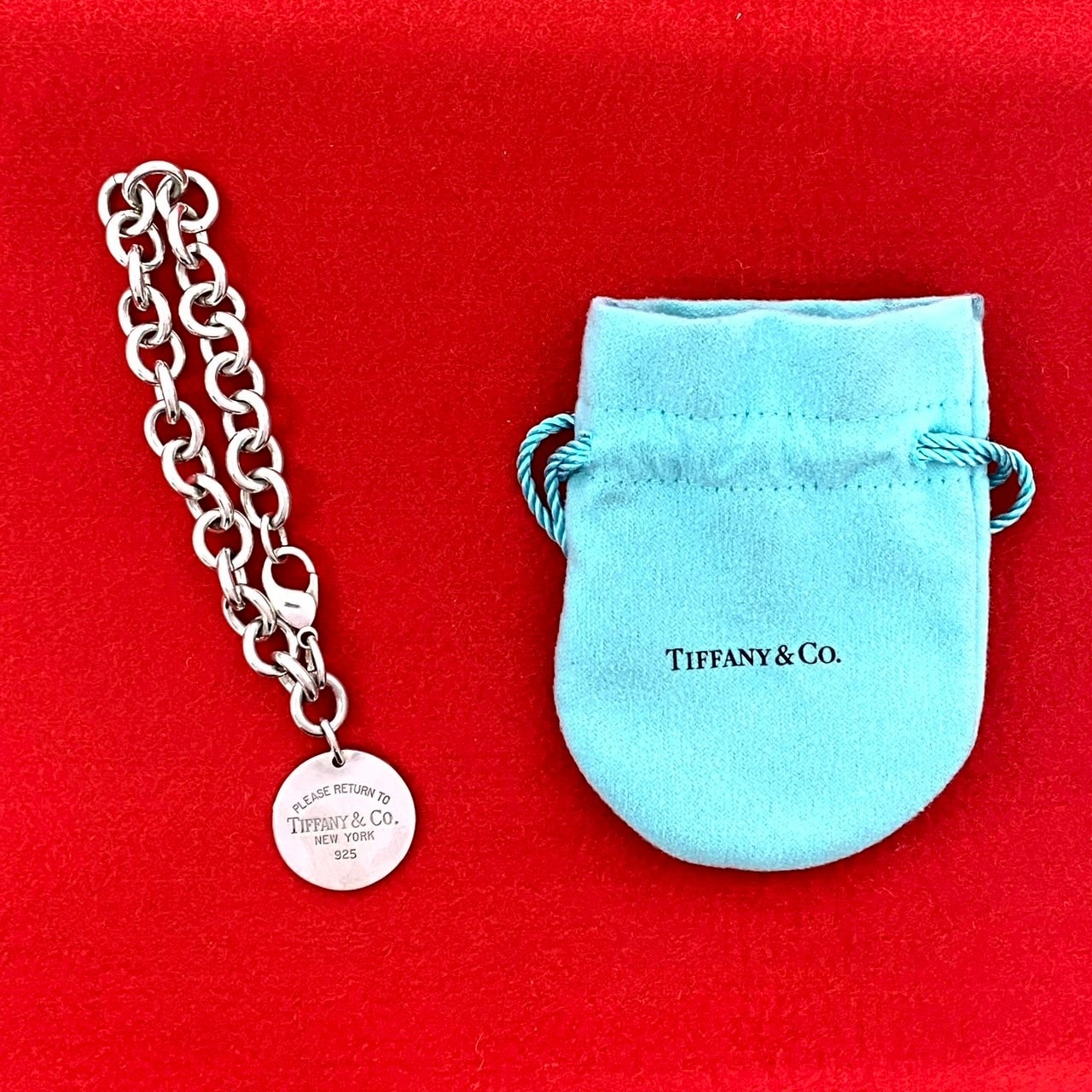 TIFFANY&Co. ティファニー リターントゥ ラウンドタグ ブレスレット シルバー925 ブレスレット シルバー
 06965