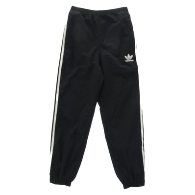 BALENCIAGA バレンシアガ パンツ 23SS 725597 TNQ25 × ADIDAS アディダス サイドライン ロゴ トラック パンツ ブラック系 ホワイト系 34【中古】