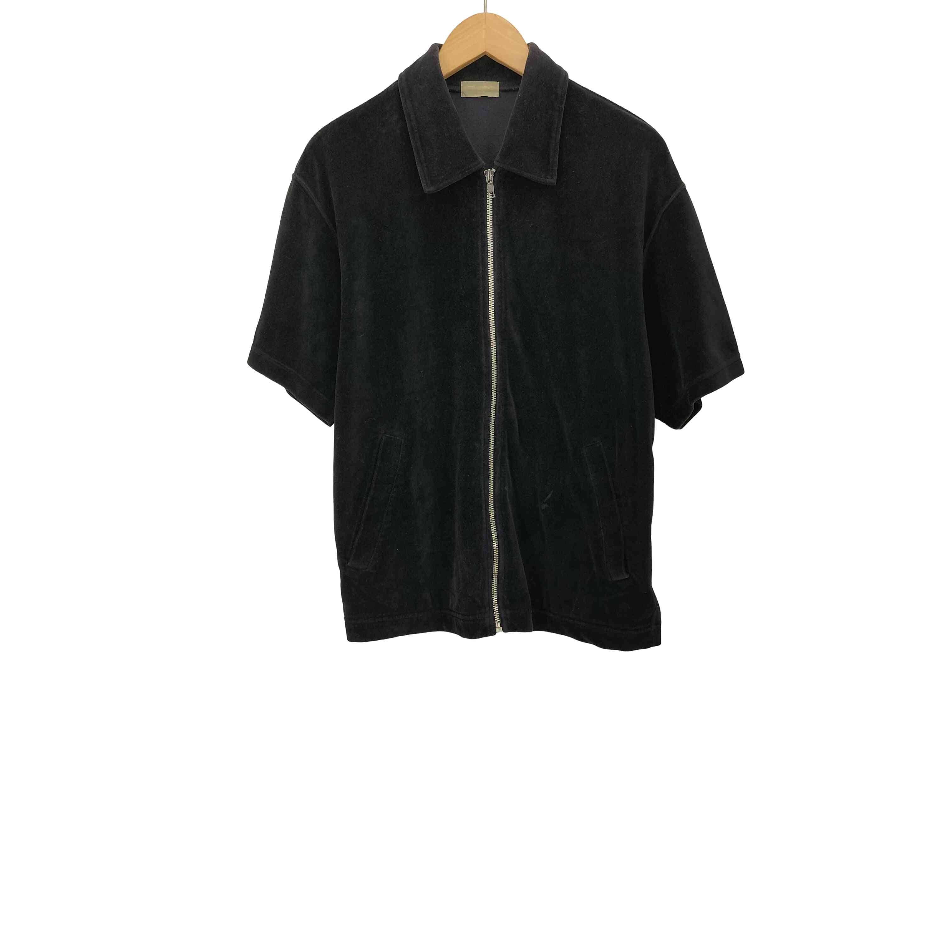 AD1996 96SS 田中オム パイル ジップアップ S/S シャツ【1138142612009】