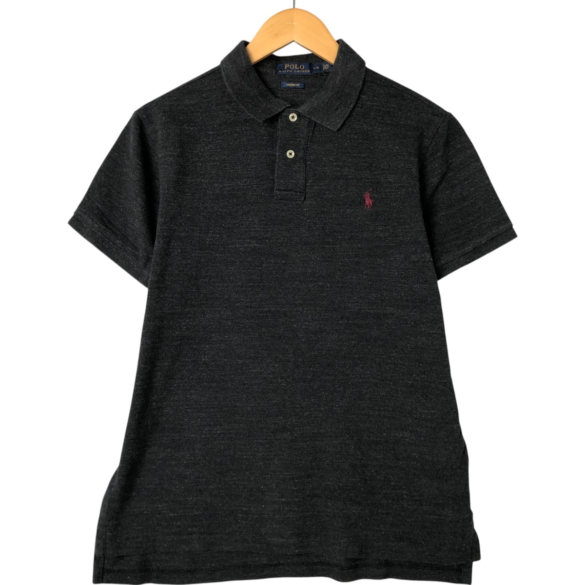 古着 ラルフローレン Ralph Lauren POLO RALPH LAUREN CUSTOM FIT 半袖 ポロシャツ メンズL相当/eaa551507