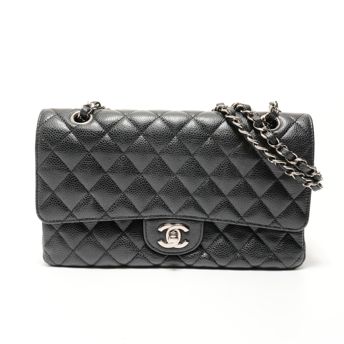シャネル CHANEL 25番台 マトラッセ ダブルフラップ 25 ショルダーバッグ【中古】