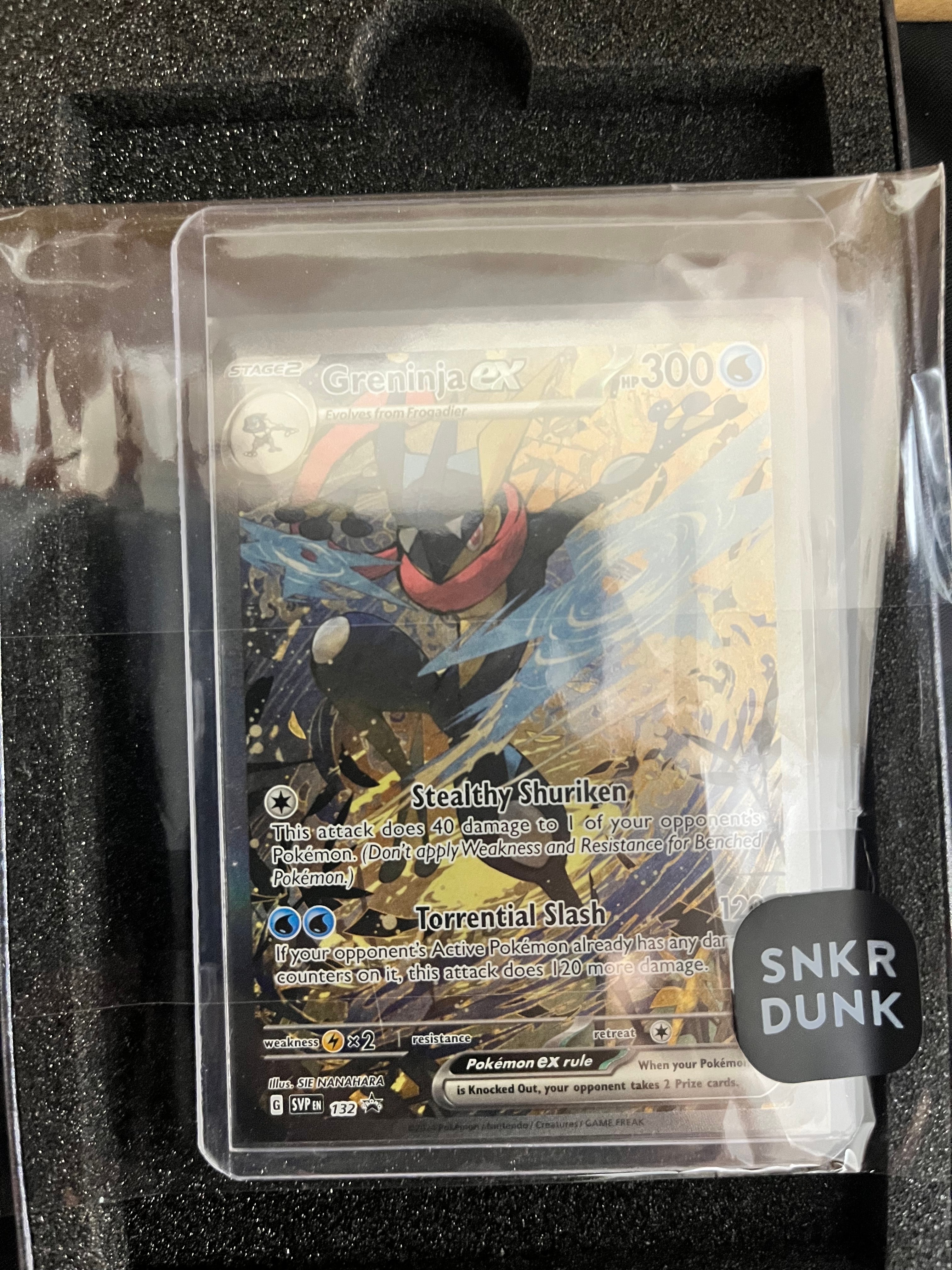 ゲッコウガex P [SVP EN 132]【英語版】(スカーレット&バイオレット「シュラウデッドフェイブル ゲッコウガex スペシャルイラストレーション コレクション」)