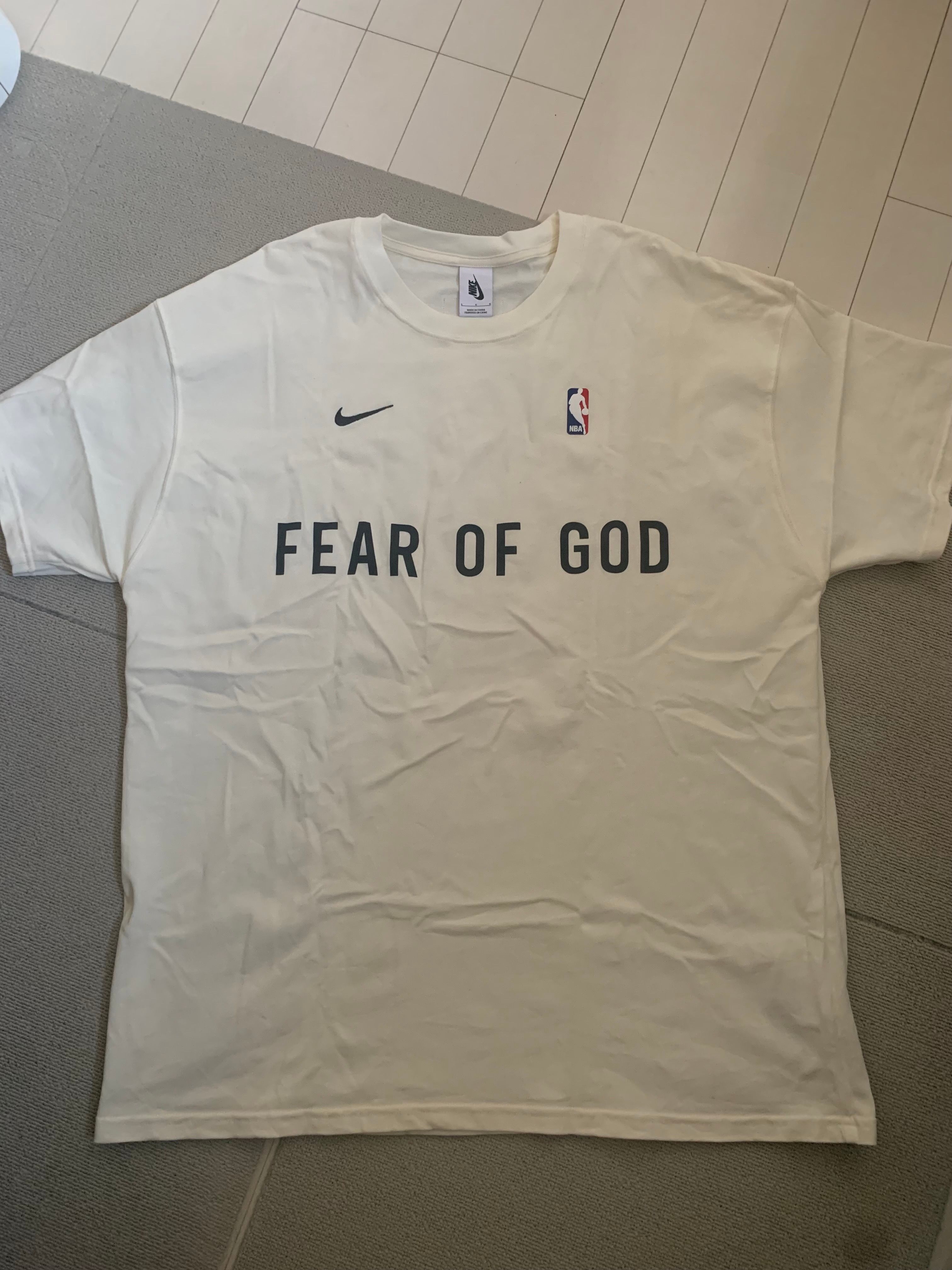 FEAR OF GOD / Nike Warm Up T-Shirt "Sail"