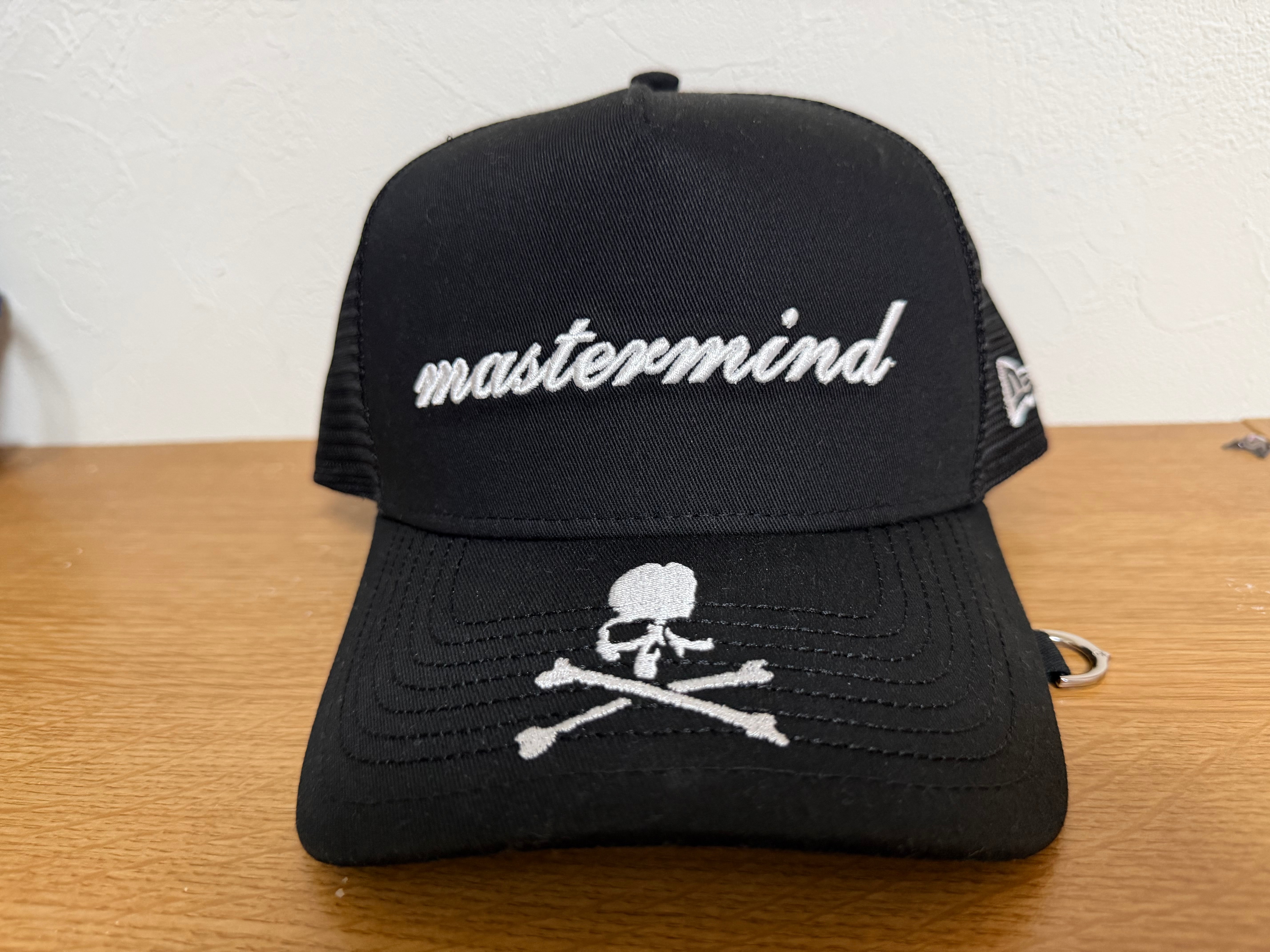 NEW ERA x mastermind JAPAN 9Forty A-Frame Trucker mastermind JAPAN SS26 "Black"
