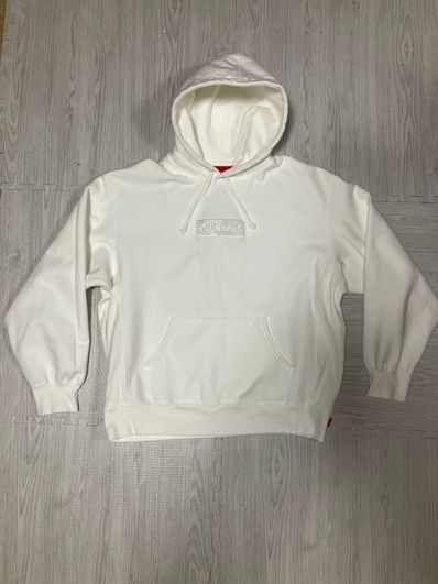 Supreme Box Logo Hooded Sweatshirt "White" (23FW)