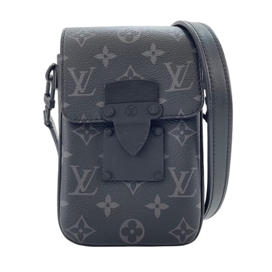 ヴィトン LV モノグラム・エクリプス Sロックヴェルティカル ウェアラブルウォレット ショルダーバッグ【中古】