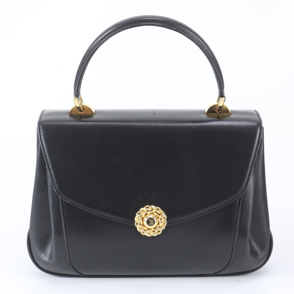 ■美品 バリー フラップハンドバッグ レザー