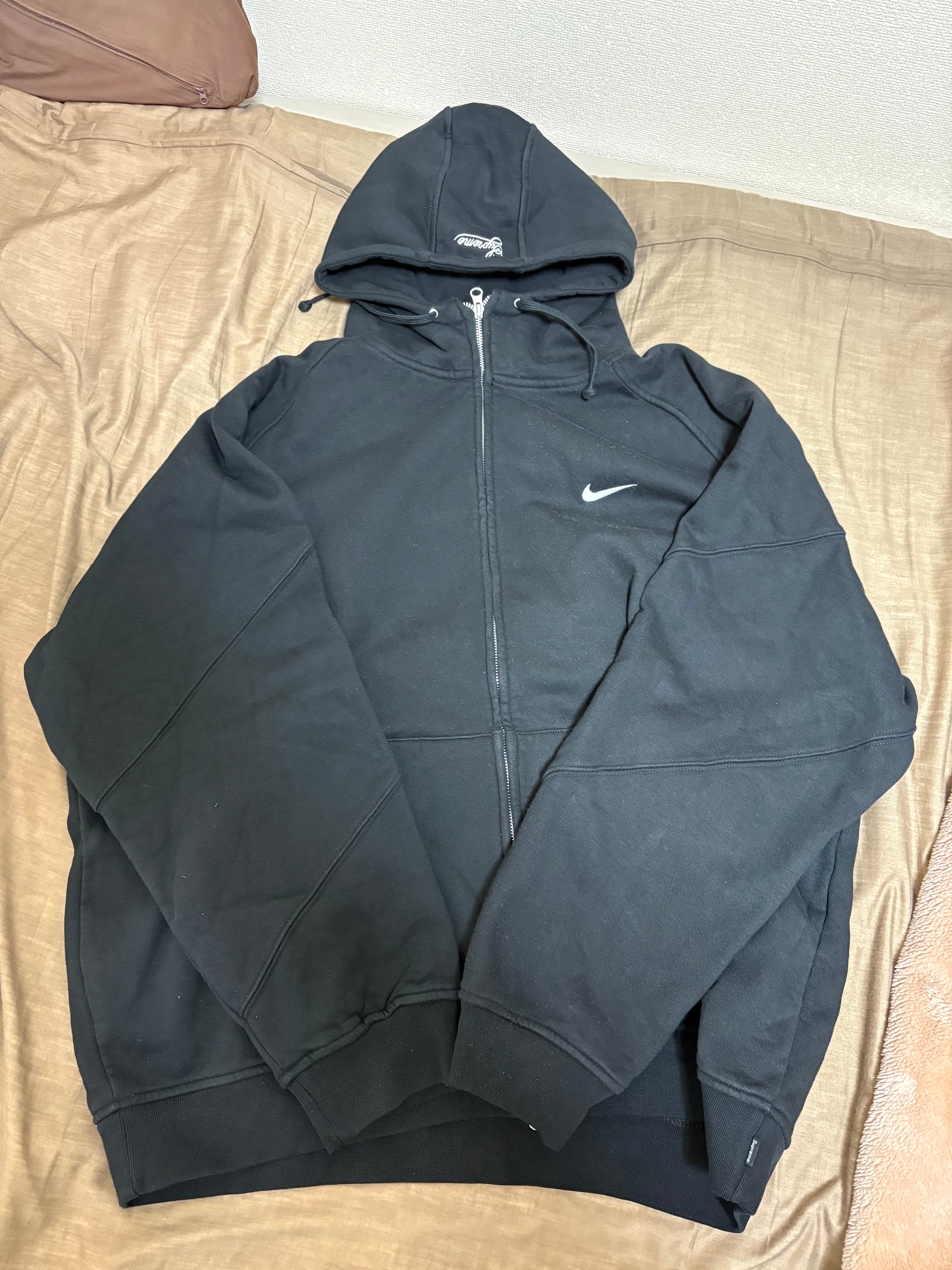 Supreme x Nike Zip Up Hooded Sweatshirt 