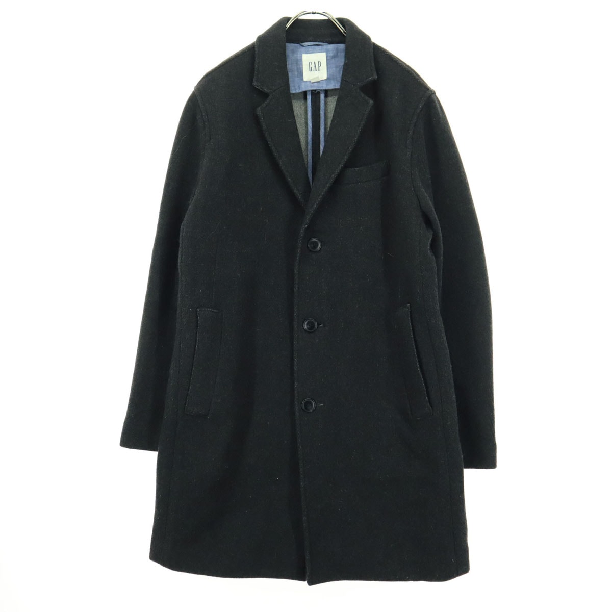 GAP ギャップ 長袖 チェスターコート XS グレー