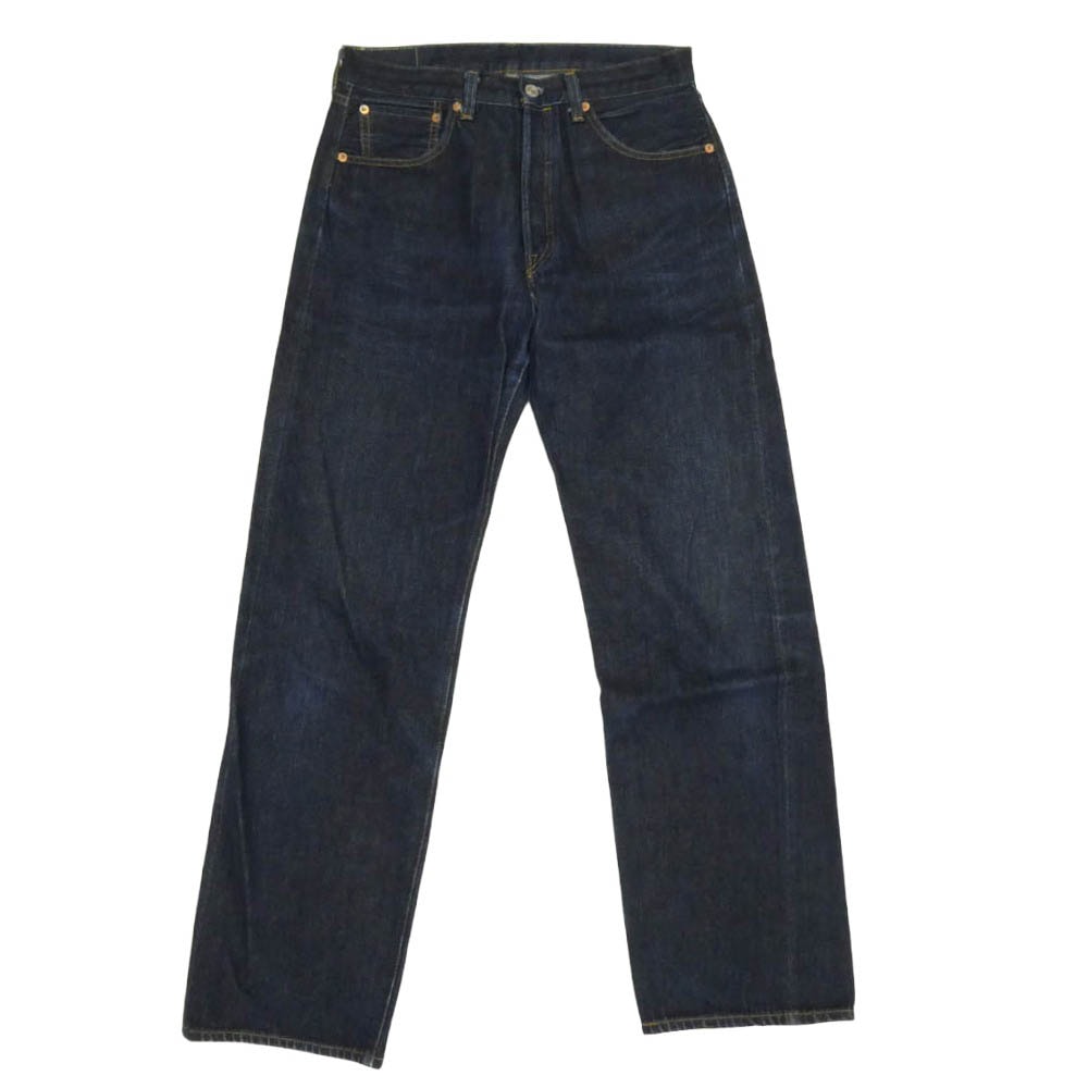 Levi's リーバイス 50155-0079 VINTAGE CLOTHING 1955モデル 501XX 復刻 オーガニックコットン リジッド ボタンフライ デニム パンツ インディゴブルー系 W33 L34【中古】
