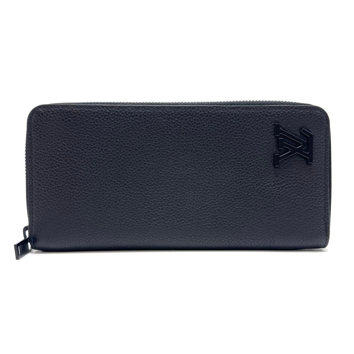 Louis Vuitton Zippy Wallet Vertical Aerogram Leather "Noir"