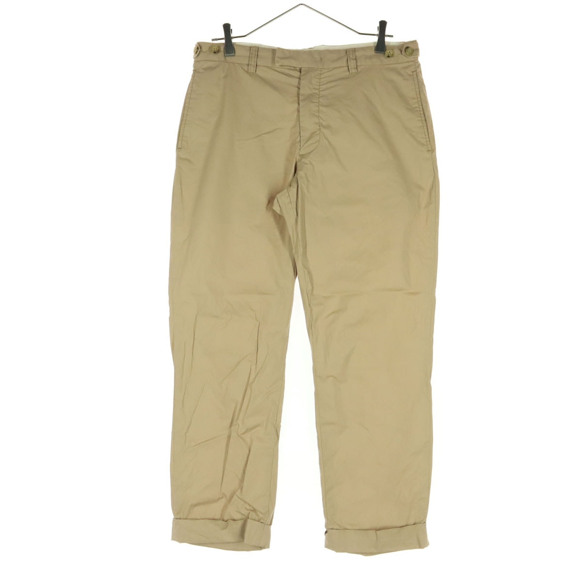 BEAMS ビームス ロールアップ アンクルパンツ M ベージュ系
