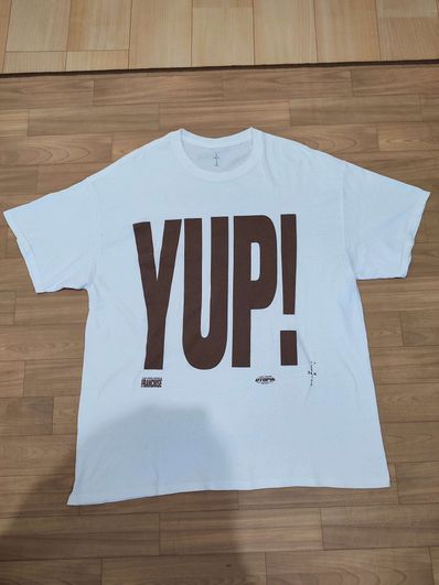 Travis Scott Cactus Jack Franchise Promo YUP! T-Shirt "White"