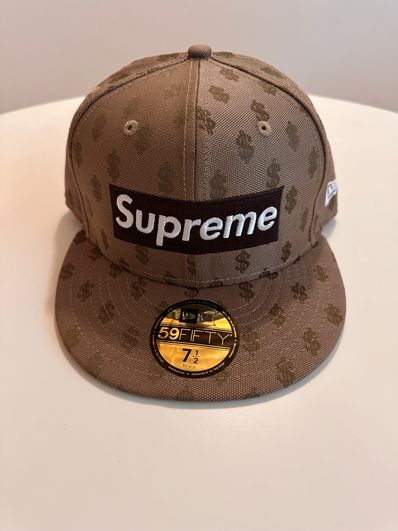 Supreme Monogram Box Logo New Era "Brown"