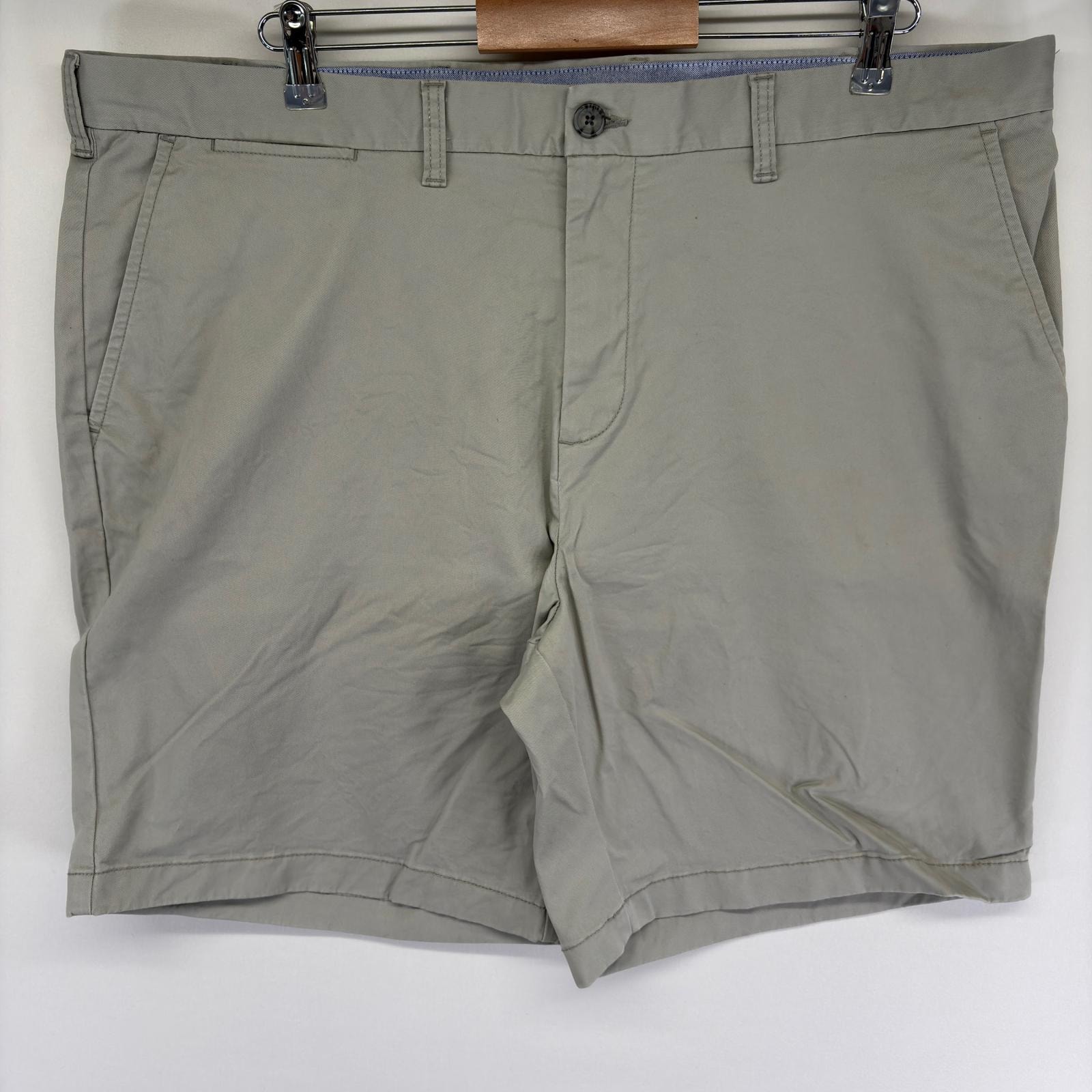 古着 トミーヒルフィガー TOMMY HILFIGER パンツ チノパン ハーフパンツ ショート ワンポイントロゴ w42  グレー系 メンズ