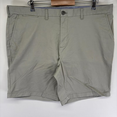 古着 トミーヒルフィガー TOMMY HILFIGER パンツ チノパン ハーフパンツ ショート ワンポイントロゴ w42 グレー系 メンズ