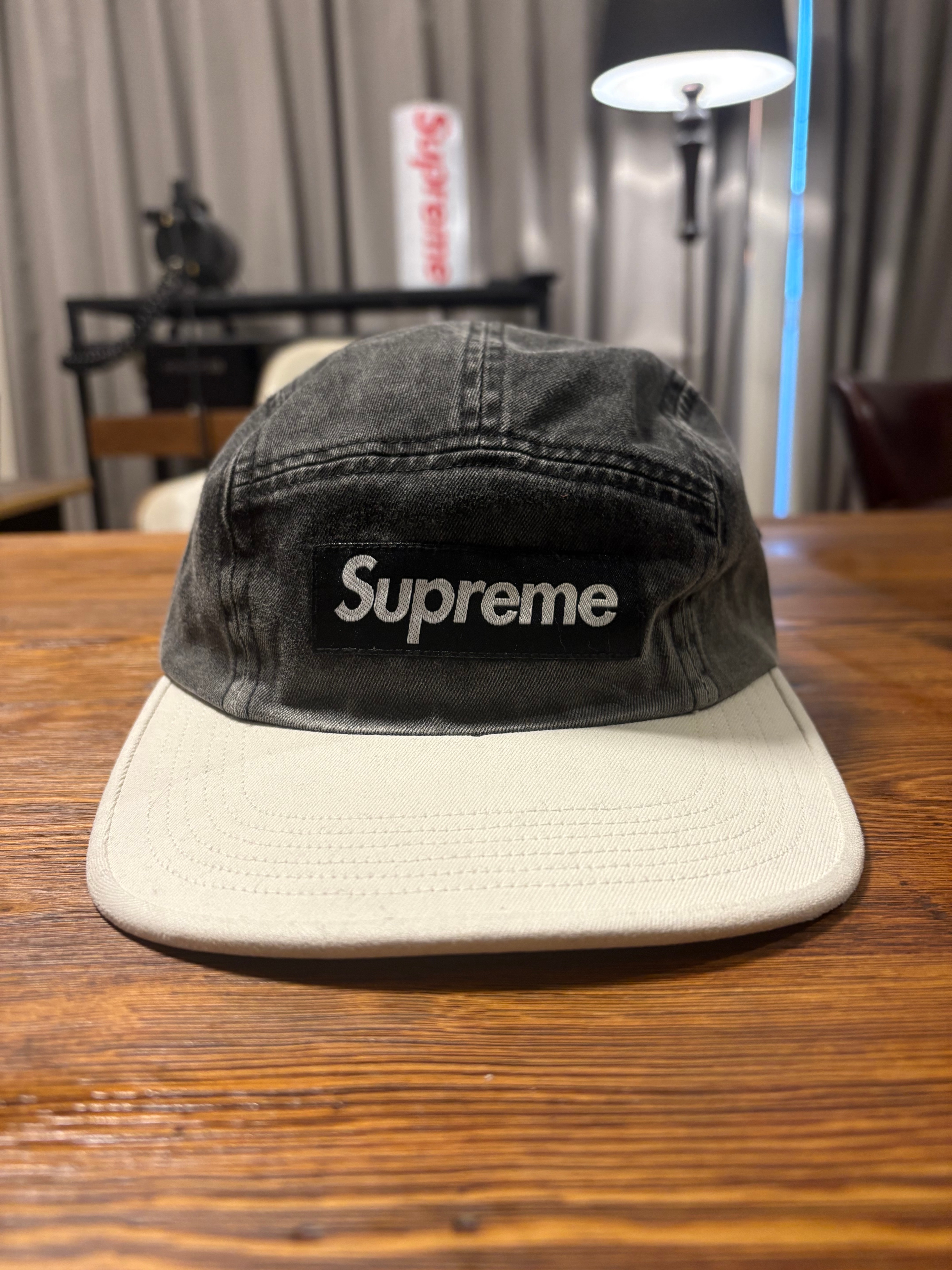 Supreme Pigment 2-Tone Camp Cap "Black"