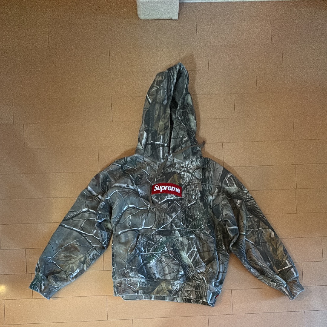 シュプリーム ボックスロゴフーデッドスウェットシャツ (25FW) "リアルツリー AP カモ"