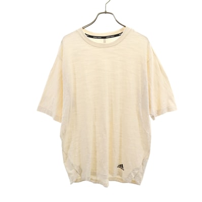 adidas アディダス トレーニング 半袖 Tシャツ O アイボリー