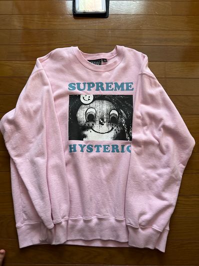 Supreme x HYSTERIC GLAMOUR Crewneck "Pink"