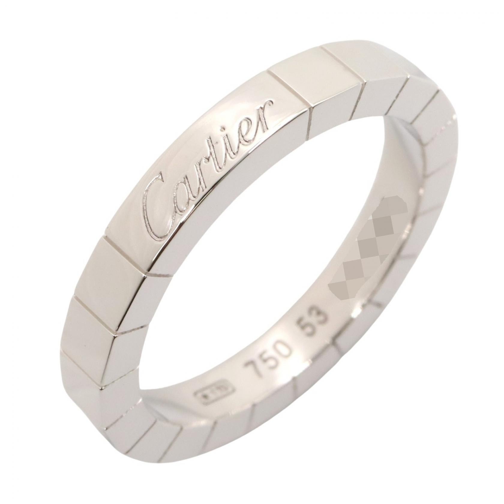 カルティエ CARTIER ラニエール リング リング・指輪 ジュエリー K18WG(ホワイトゴールド) レディース シルバー系 B4045053 【中古】
