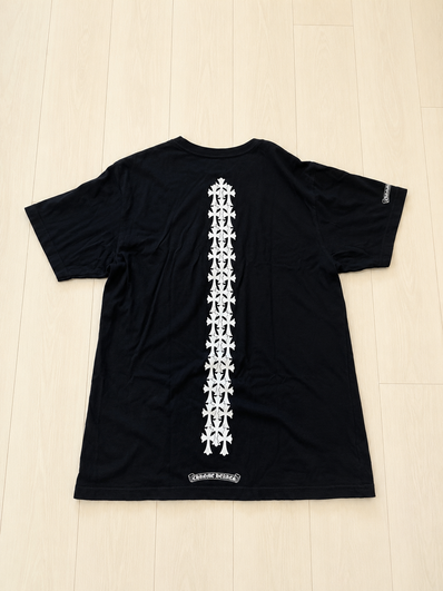 Chrome Hearts Cemetery Cross Tire Tracks T-Shirt "Black"