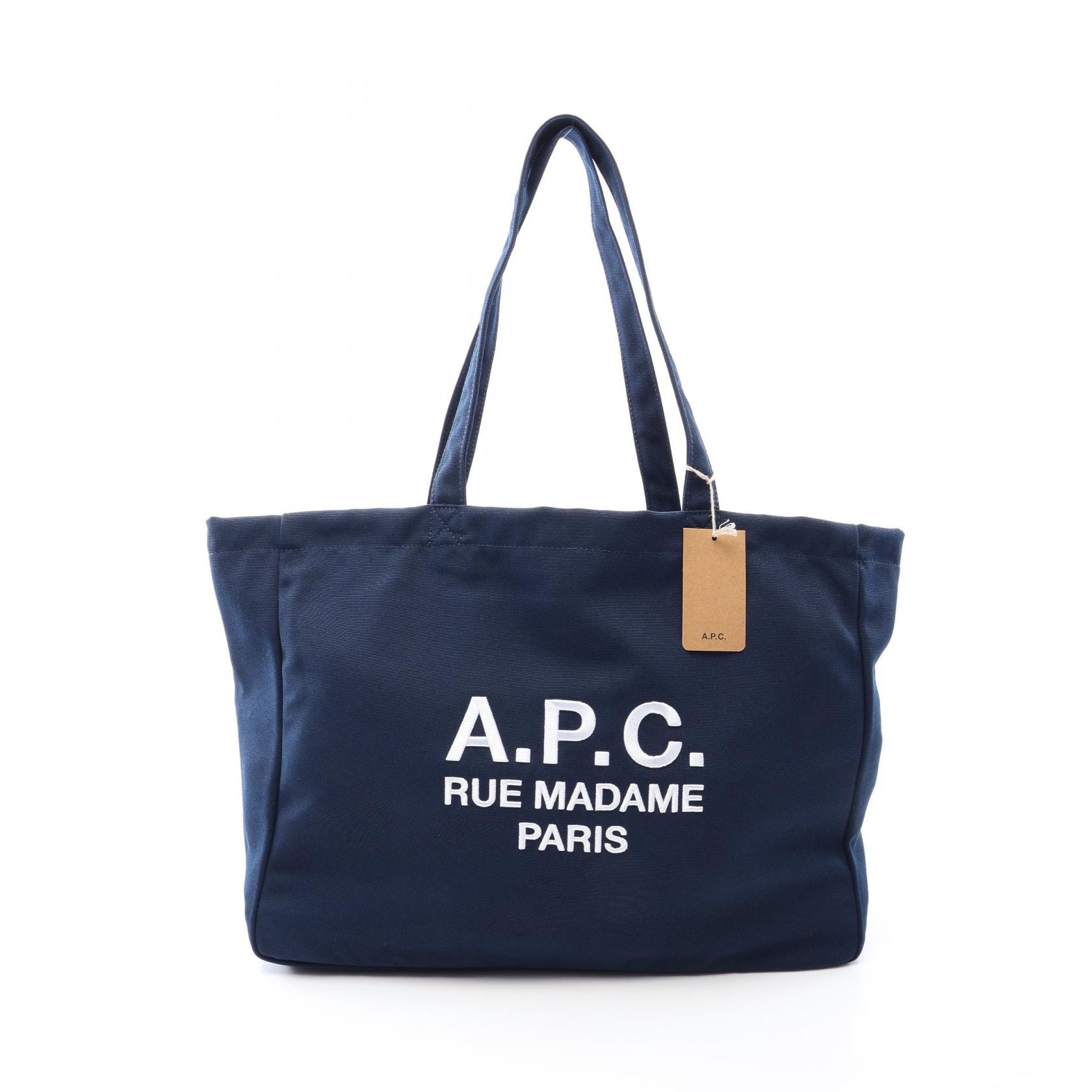 アーペーセー A.P.C. トートバッグ トートバッグ バッグ キャンバス レディース ネイビー系 M61938PSAJSIAK 【新品】
