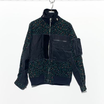 Sacai Leopard Docking Jacket "Green"
