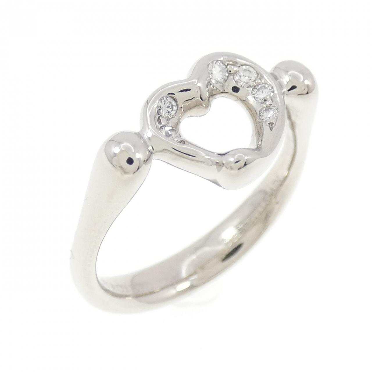 ティファニー オープンハート リング