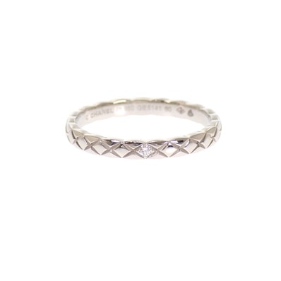 シャネル CHANEL ココクラッシュ スモール 19号 J11354 リング Pt950プラチナ ダイヤモンド #60 レディース メンズ【中古】【Aランク】