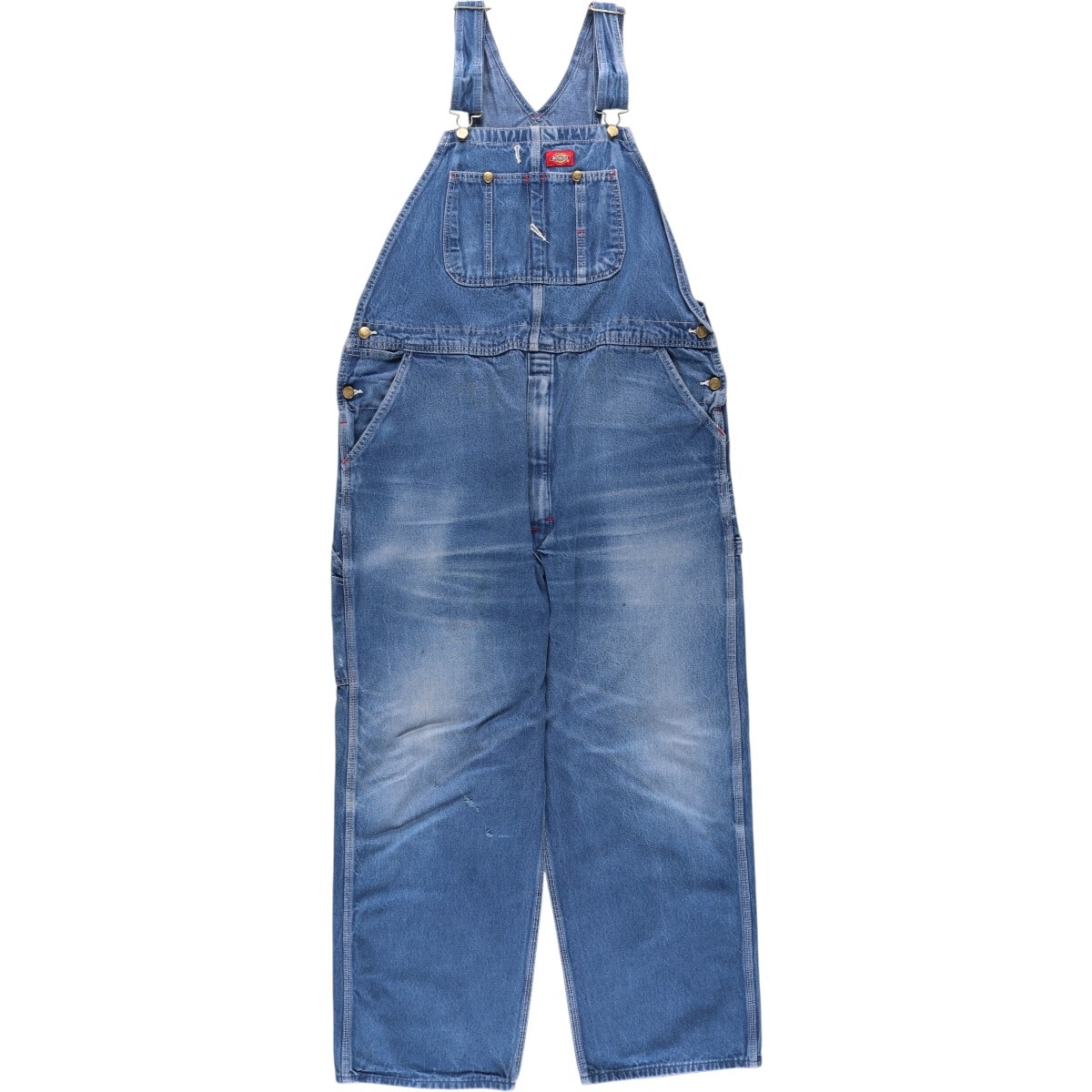 古着 ビッグサイズ ディッキーズ Dickies デニムオーバーオール メンズw43相当/eaa581334