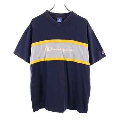 Champion 半袖 メッシュ切替 Tシャツ