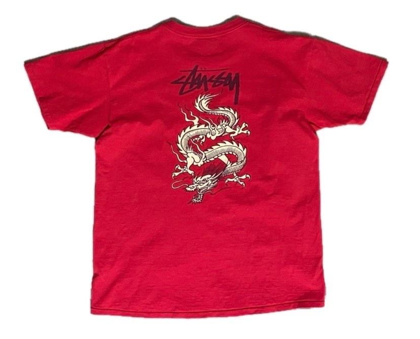 stussy old ドラゴン tee tシャツ
