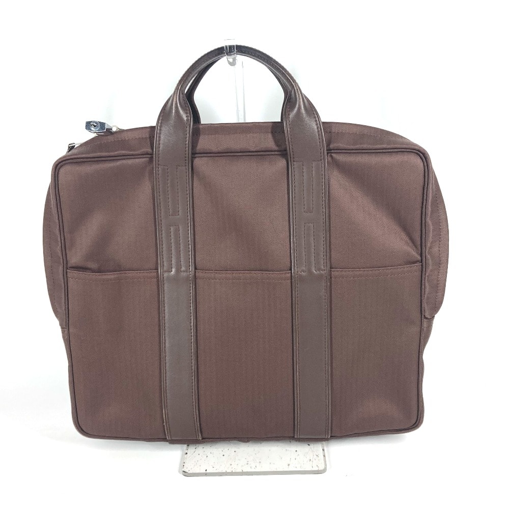 エルメス HERMES アカプルコオディナトゥール 肩掛け カバン ハンドバッグ トートバッグ ショルダーバッグ ビジネスバッグ ナイロン ブラウン