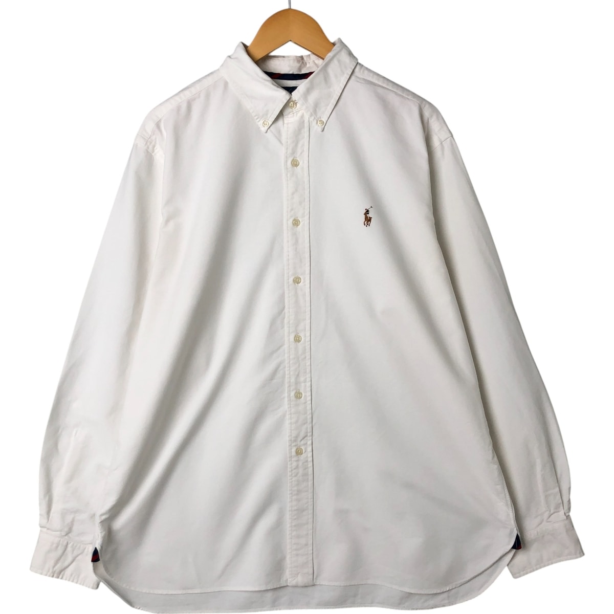 古着 ラルフローレン Ralph Lauren CLASSIC FIT 長袖 ボタンダウンシャツ メンズXL相当/eaa550577